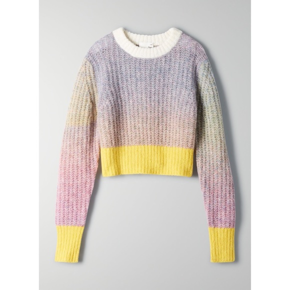 NWT Wilfred Free Laney Sweater in Rainbow Melange - Picture 5 of 11